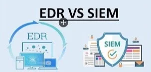 What is the difference between SIEM and EDR?